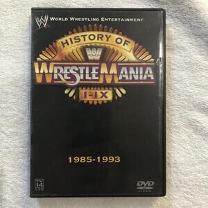 WWE History Of WrestleMania I-IX DVD Video 1985-1993 Region 1